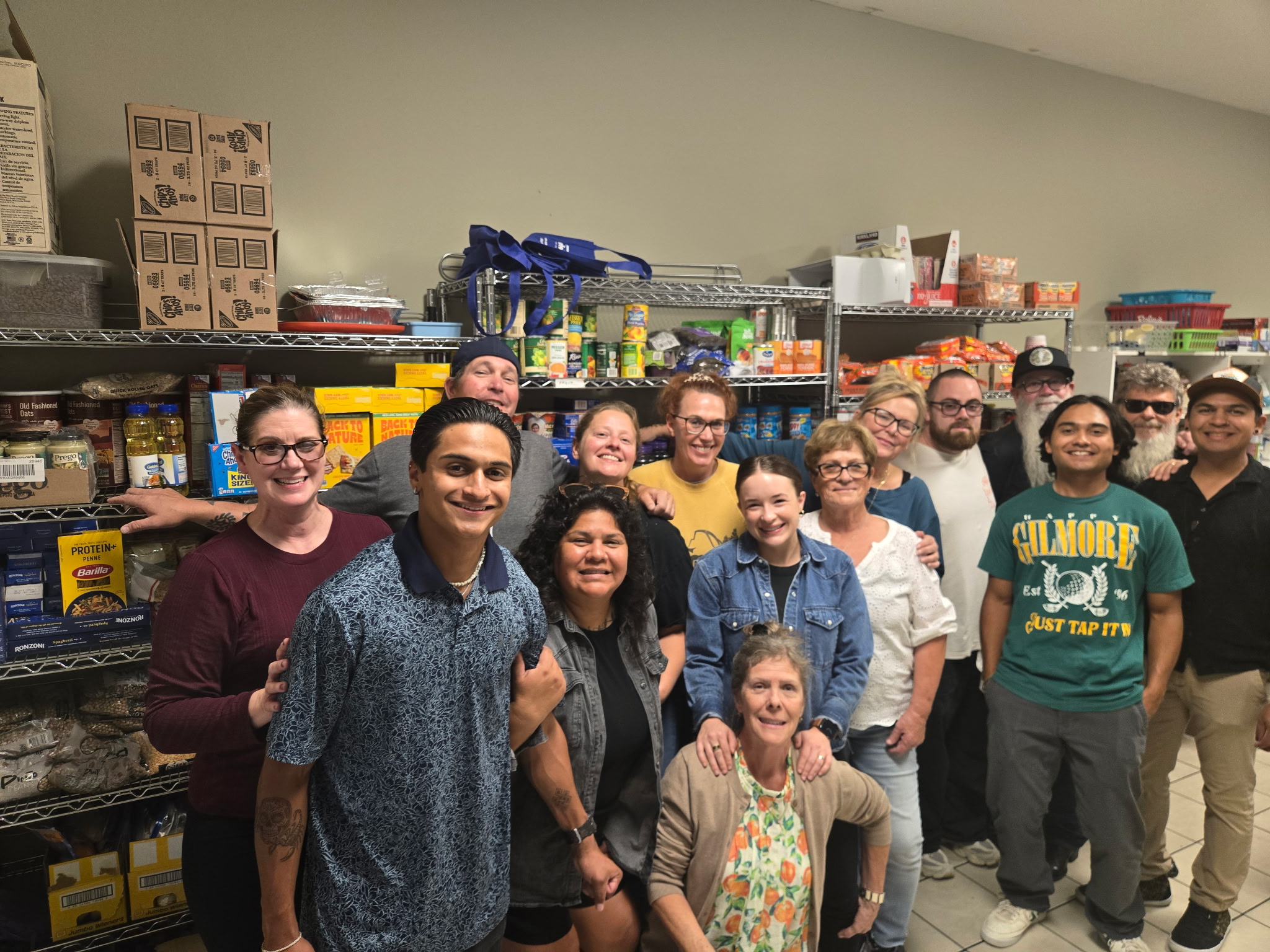 Melanie Barker engaging with neighbors in Madera County